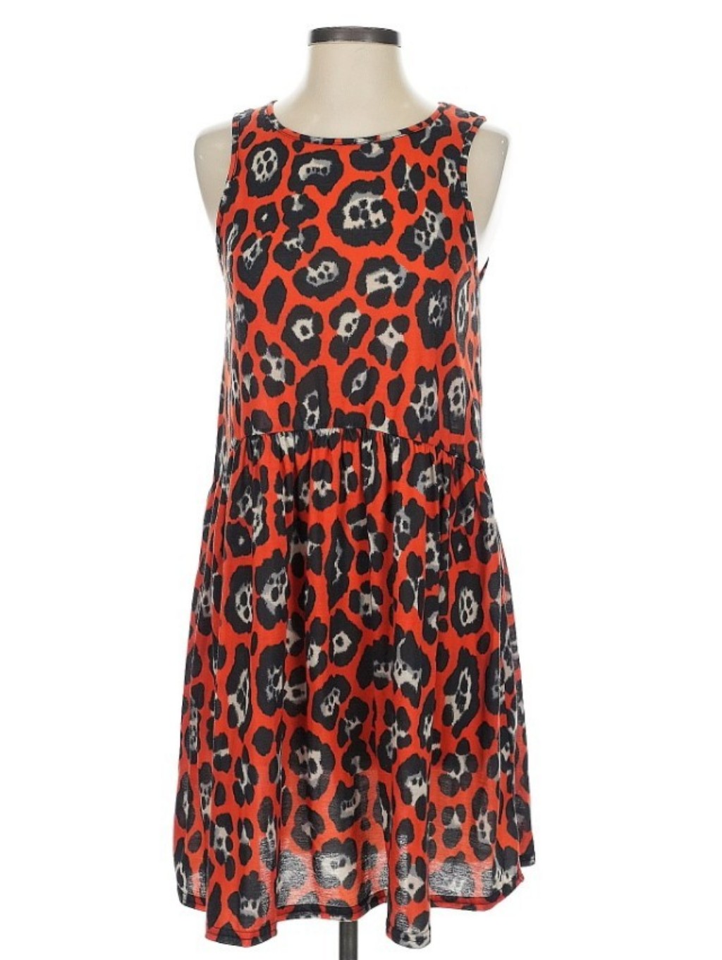 Topshop Animal Print Dress Women's Size 4